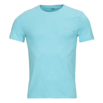 Polo Ralph Lauren T-SHIRT AJUSTE EN COTON Rövid ujjú pólók Kék