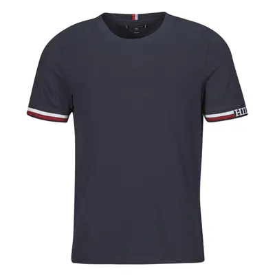 Tommy Hilfiger MONOTYPE BOLD GS TIPPING TEE Rövid ujjú pólók Tengerész