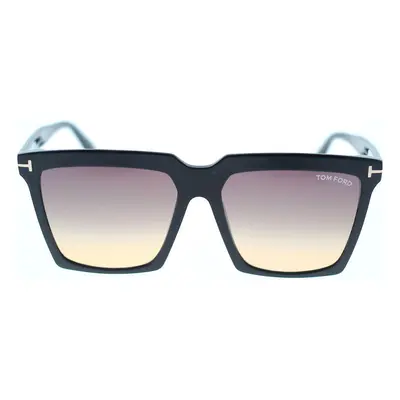 Tom Ford Occhiali da Sole FT0764S Sabrina-02 01B Napszemüvegek Fekete