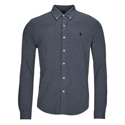 Polo Ralph Lauren CHEMISE AJUSTEE COL BOUTONNE EN POLO FEATHERWEIGHT Hosszú ujjú ingek Tengeré