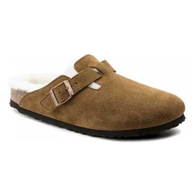 Birkenstock Boston shearling leve Szandálok / Saruk Barna