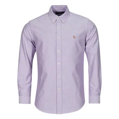 Polo Ralph Lauren CHEMISE COUPE DROITE EN OXFORD Hosszú ujjú ingek Lila