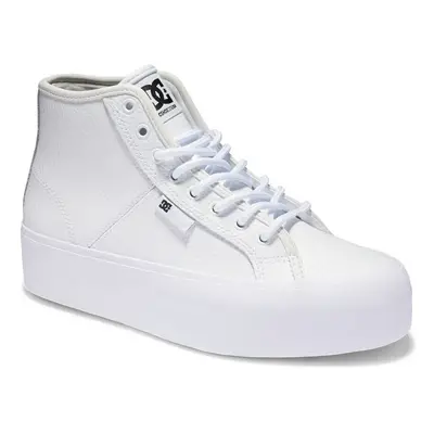 DC Shoes Manual hi wnt ADJS300286 WHITE/WHITE (WW0) Divat edzőcipők Fehér