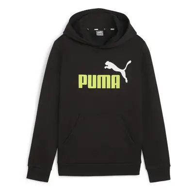 Puma ESS+ 2 COL BIG LOGO HOODIE FL B Pulóverek Fekete