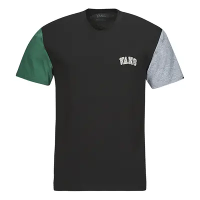 Vans COLORBLOCK VARSITY SS TEE Rövid ujjú pólók Fekete