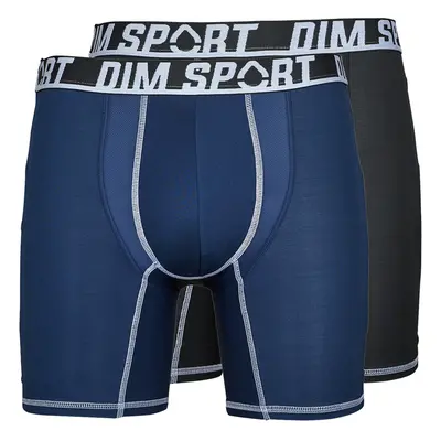 DIM DIM SPORT BOXER LONG MICROFIBRE PACK X2 Boxerek Sokszínű