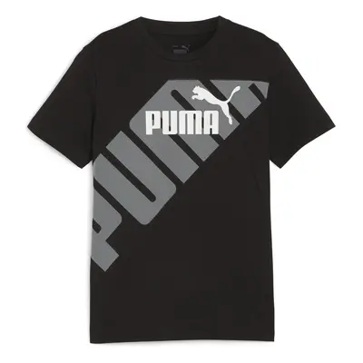 Puma PUMA POWER GRAPHIC TEE B Rövid ujjú pólók Fekete