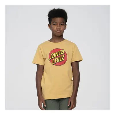 Santa Cruz Youth classic dot t-shirt Pólók / Galléros Pólók Bézs