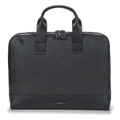 Calvin Klein Jeans MODERN BAR SLIM LAPTOP BAG MONO Aktatáskák / Irattáskák Fekete