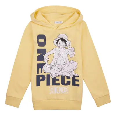 Name it NKMNALLE ONEPIECE SWEAT WH BRU VDE Pulóverek Citromsárga