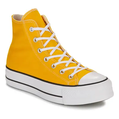 Converse CHUCK TAYLOR ALL STAR LIFT Magas szárú edzőcipők Citromsárga