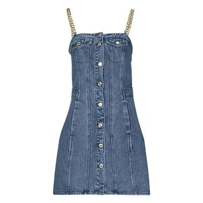 MICHAEL Michael Kors CHAIN STRAP DENIM DRESS Rövid ruhák Kék