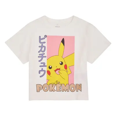 Name it NKFNABINA POKEMON SS LOOSE TOP BFU Rövid ujjú pólók Fehér