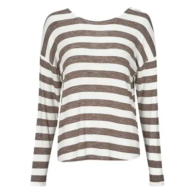 Only ONLLIRA L/S STRING TOP JRS Pulóverek Bézs