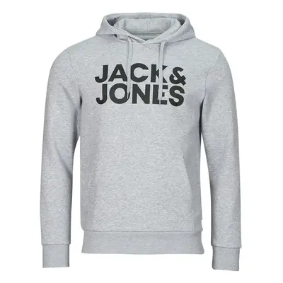 Jack & Jones JJECORP LOGO SWEAT HOOD Pulóverek Szürke