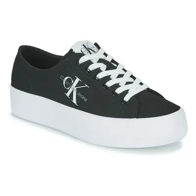 Calvin Klein Jeans VULC FLATFORM ESSENTIAL MONO Rövid szárú edzőcipők Fekete