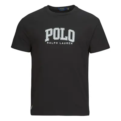 Polo Ralph Lauren T-SHIRT AJUSTE EN COTON SERIGRAPHIE POLO RALPH LAUREN Rövid ujjú pólók Feket