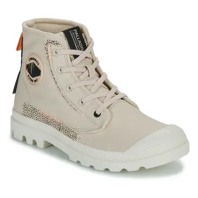 Palladium PAMPA UNDERLAYER Magas szárú edzőcipők Bézs