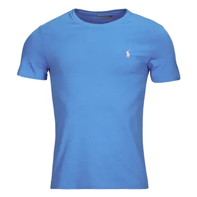 Polo Ralph Lauren T-SHIRT AJUSTE EN COTON Rövid ujjú pólók Kék