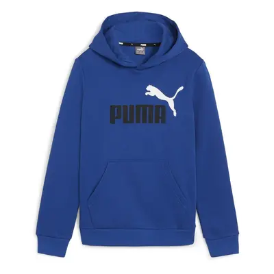 Puma ESS+ 2 COL BIG LOGO HOODIE FL B Pulóverek Kék