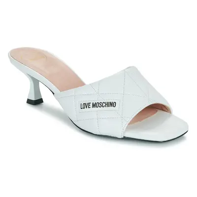 Love Moschino LOVE MOSCHINO QUILTED Papucsok Fehér