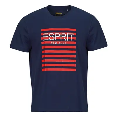 Esprit OCS LOGO STRIPE Rövid ujjú pólók Tengerész