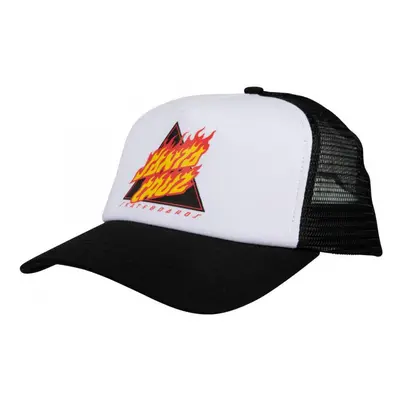 Santa Cruz Flamed not a dot meshback cap Baseball sapkák Fehér