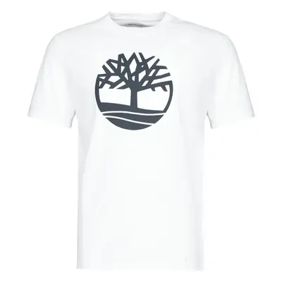 Timberland SS KENNEBEC RIVER BRAND TREE TEE Rövid ujjú pólók Fehér