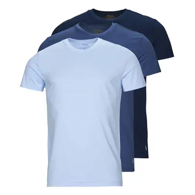 Polo Ralph Lauren 3 PACK CREW UNDERSHIRT Rövid ujjú pólók Kék