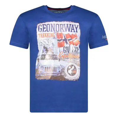 Geo Norway SW1959HGNO-ROYAL BLUE Rövid ujjú pólók Kék