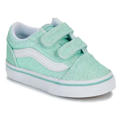 Vans Old Skool V GLITTER PASTEL BLUE Rövid szárú edzőcipők Kék