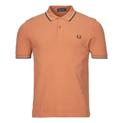 Fred Perry TWIN TIPPED FRED PERRY SHIRT Rövid ujjú galléros pólók Narancssárga