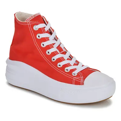 Converse CHUCK TAYLOR ALL STAR MOVE Magas szárú edzőcipők Piros