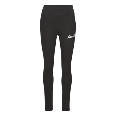 Puma ESS+ BLOSSOM SCRIPT Legging-ek Fekete