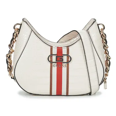 Guess NELKA TOP ZIP CROSSBODY Válltáskák Bézs