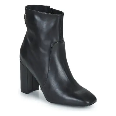 Tommy Hilfiger Th Hardware High Heel Bootie Bokacsizmák Fekete