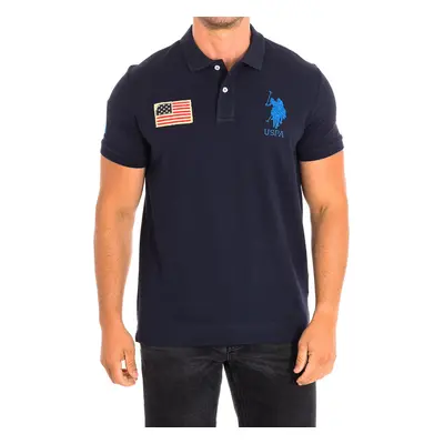 U.S Polo Assn. 64777-179 Rövid ujjú galléros pólók Tengerész