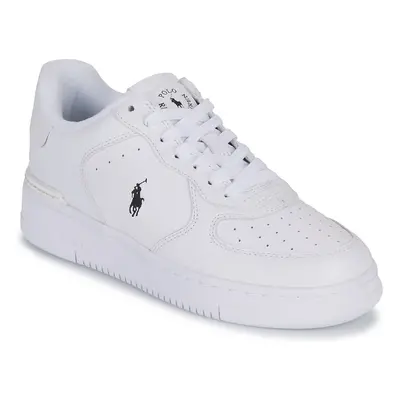 Polo Ralph Lauren MASTERS CRT-SNEAKERS-LOW TOP LACE Rövid szárú edzőcipők Fehér