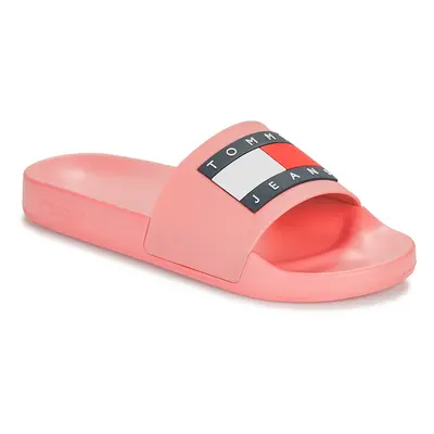 Tommy Jeans TOMMY JEANS FLAG POOL SLIDE ESS strandpapucsok Rózsaszín