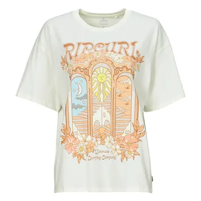 Rip Curl TROPICAL TOUR HERTIAGE TEE Rövid ujjú pólók Bézs