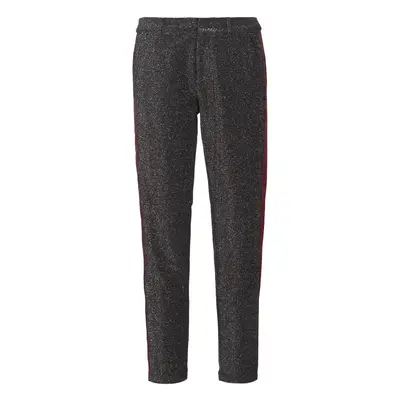 Maison Scotch TAPERED LUREX PANTS WITH VELVET SIDE PANEL Nadrágok Szürke