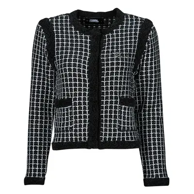 Karl Lagerfeld classic boucle cardigan Kabátok / Blézerek Sokszínű