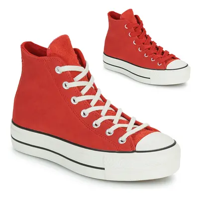 Converse CHUCK TAYLOR ALL STAR LIFT Magas szárú edzőcipők Piros