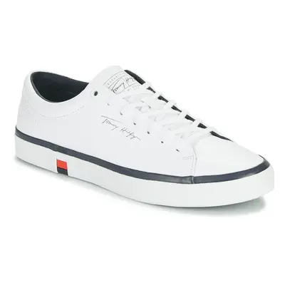 Tommy Hilfiger MODERN VULC CORPORATE LEATHER Rövid szárú edzőcipők Fehér