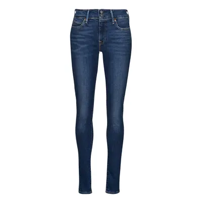 Levis 711 DOUBLE BUTTON Skinny farmerek Kék