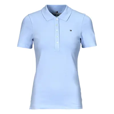 Tommy Hilfiger 1985 SLIM PIQUE POLO SS Rövid ujjú galléros pólók Kék