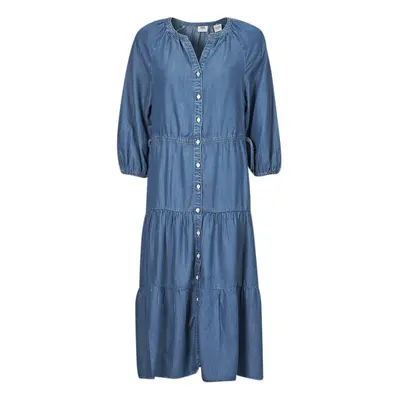 Levis CECILE MIDI DRESS Hosszú ruhák Kék