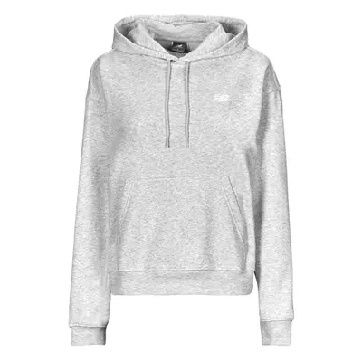 New Balance FRENCH TERRY SMALL LOGO HOODIE Pulóverek Szürke