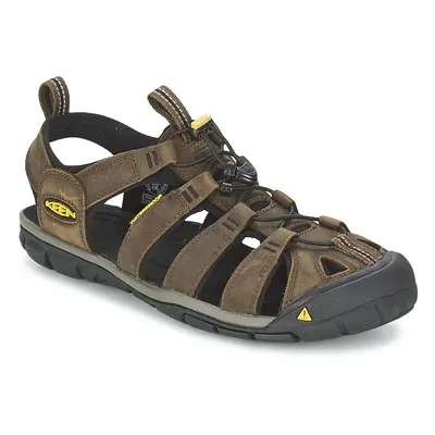 Keen CLEARWATER CNX LEATHER Sportszandálok Barna