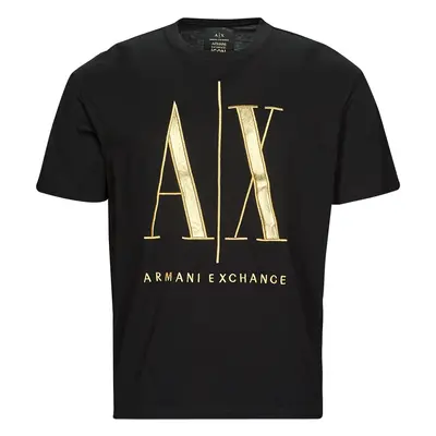 Armani Exchange 8NZTPQ Rövid ujjú pólók Fekete